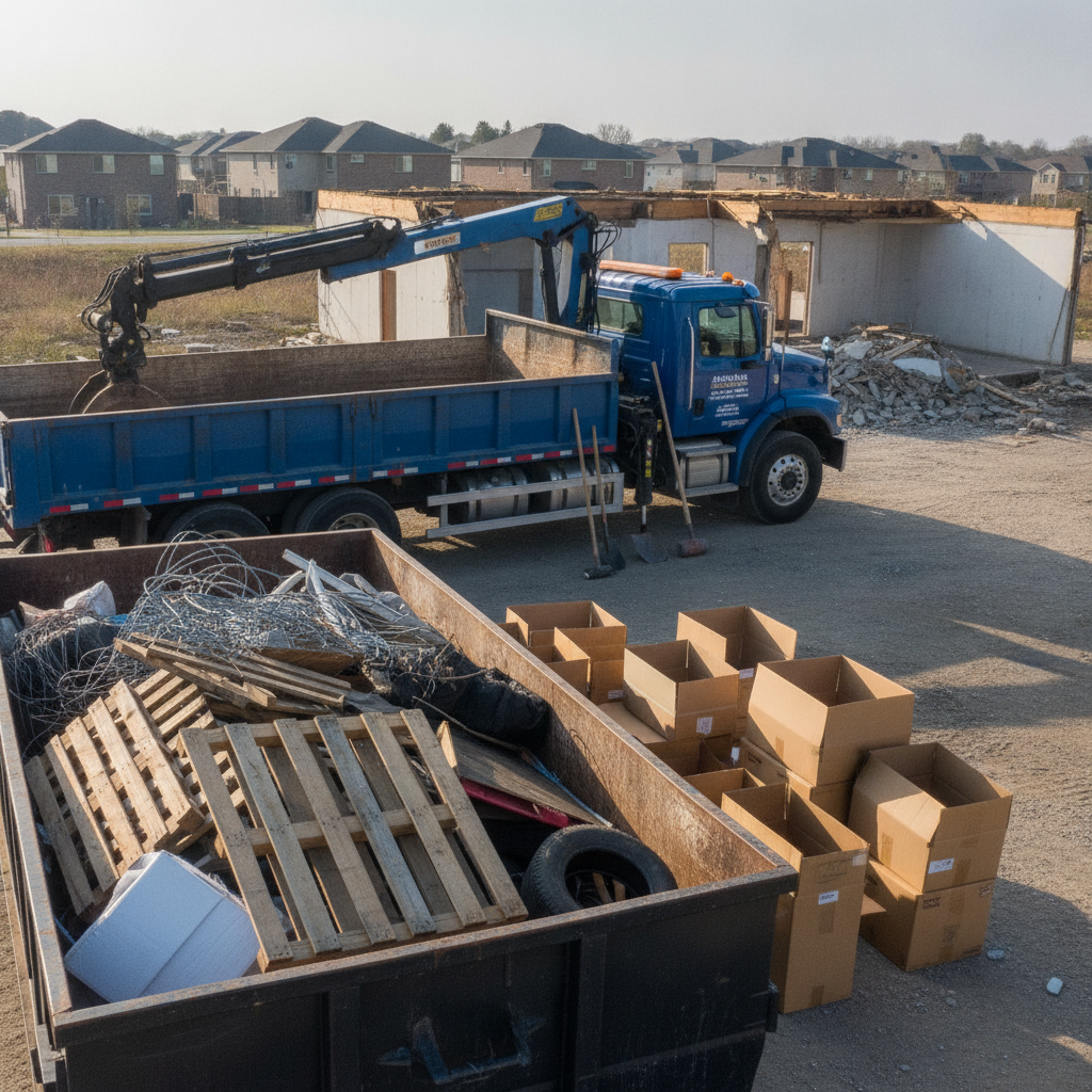Junk Removal Service and General Contractor - No Face and No Text