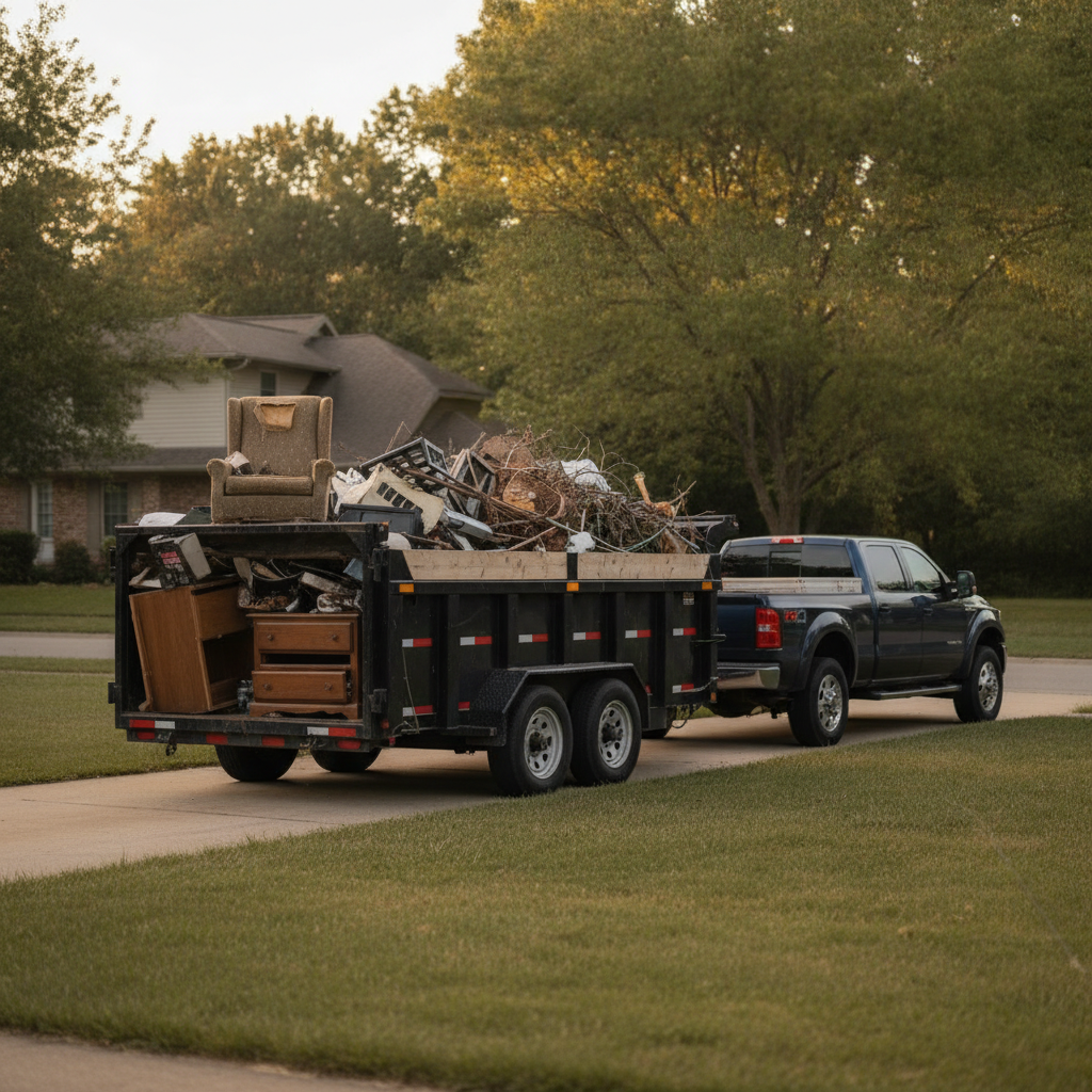 Junk Hauling - No Face and No Text