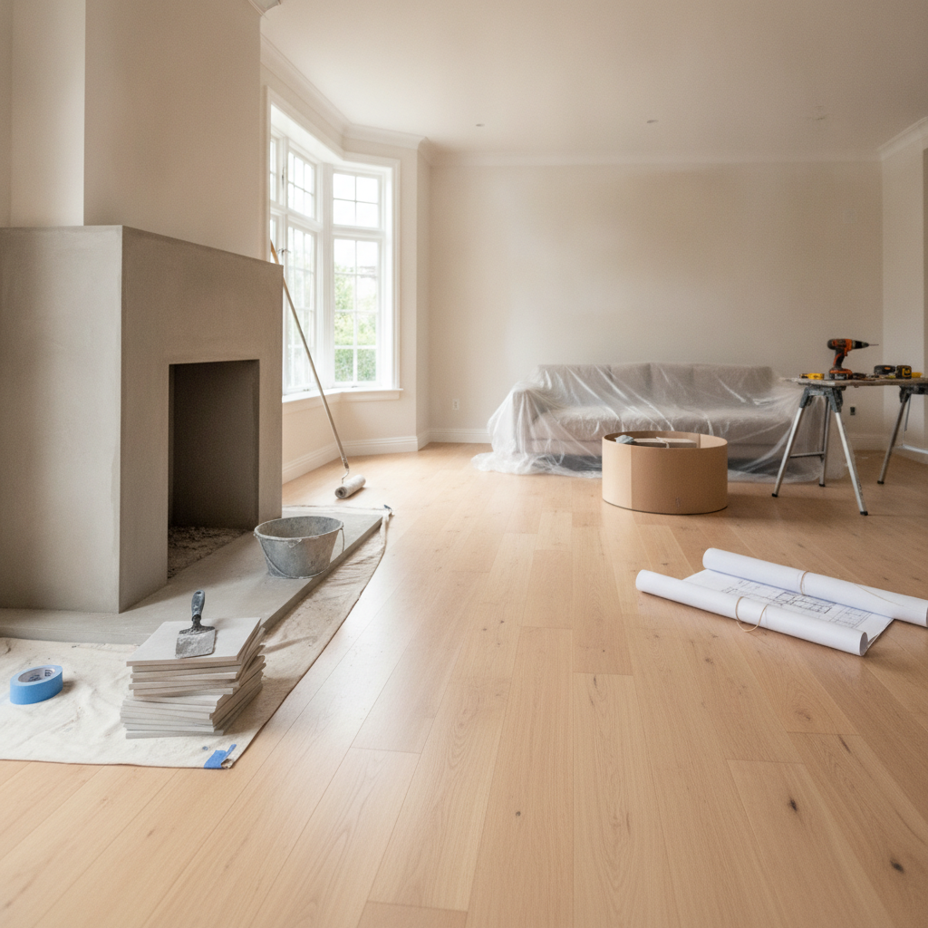 Interior Renovation - No Face and No Text